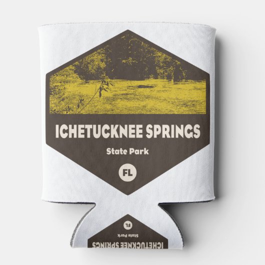 Ichetucknie Springs State Park Florida Blikjeskoeler (Achterkant)
