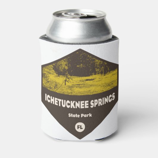 Ichetucknie Springs State Park Florida Blikjeskoeler (Blikje Achterkant)