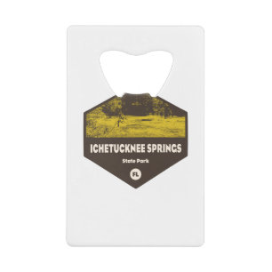 Ichetucknie Springs State Park Florida Creditkaart Flessenopener