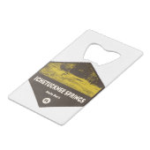 Ichetucknie Springs State Park Florida Creditkaart Flessenopener (Achterkant Gekanteld)