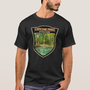 Ichetucknie Springs State Park Florida Waterverf T-shirt