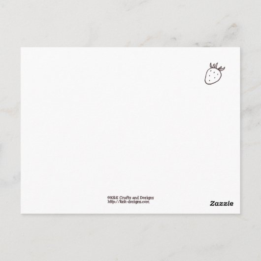 Ichigo de sokaap Briefkaarten (Achterkant)