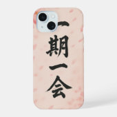Ichigo Ichie Sakura Zen iPhone Case  iPhone 15 Case (Achterkant)