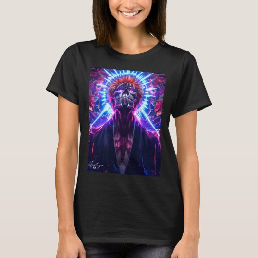 Ichigo Kurosaki Sticker T-shirt (Voorkant)