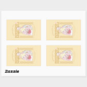 🍓✨Ichigo-melk ✨🍓 Rechthoekige Sticker (Vel)