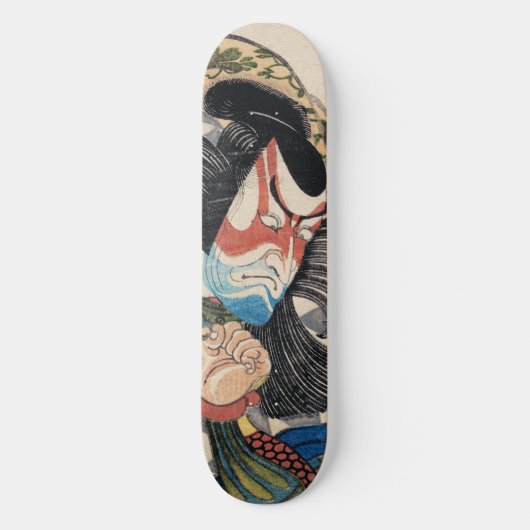 Ichikawa Danjuro kabuki samurai ukiyo-e  Persoonlijk Skateboard (Voorkant)