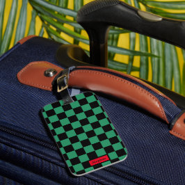 Ichimatsu Geruite patroon iPhone / iPad hoesje Bagagelabel