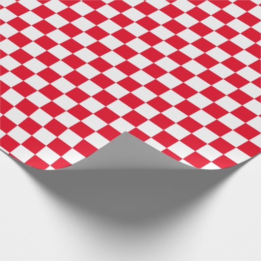 Ichimatsu japan traditioneel patroon wit cadeaupapier (Hoek)