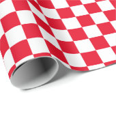 Ichimatsu japan traditioneel patroon wit cadeaupapier (Rol Hoek)