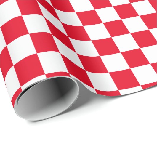 Ichimatsu japan traditioneel patroon wit cadeaupapier (Rol Hoek)