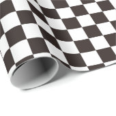 Ichimatsu japan traditioneel zwart patroon cadeaupapier (Rol Hoek)