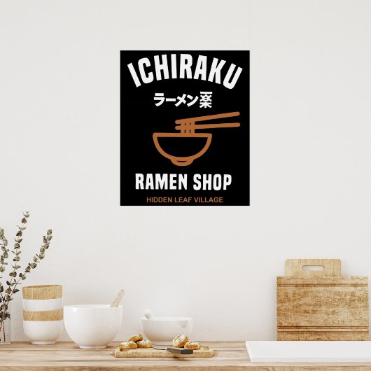 Ichiraku Ramen Poster (Keuken)