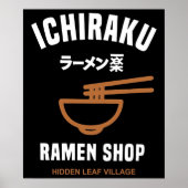 Ichiraku Ramen Poster (Voorkant)