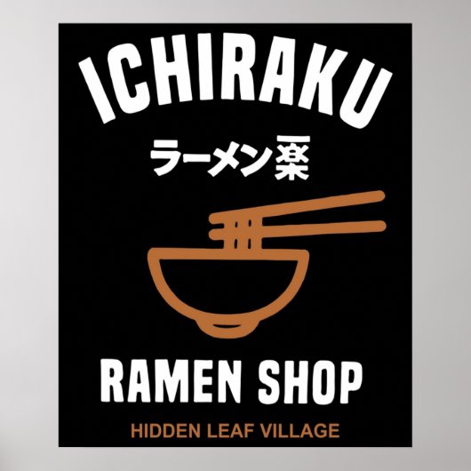 Ichiraku Ramen Poster (Voorkant)