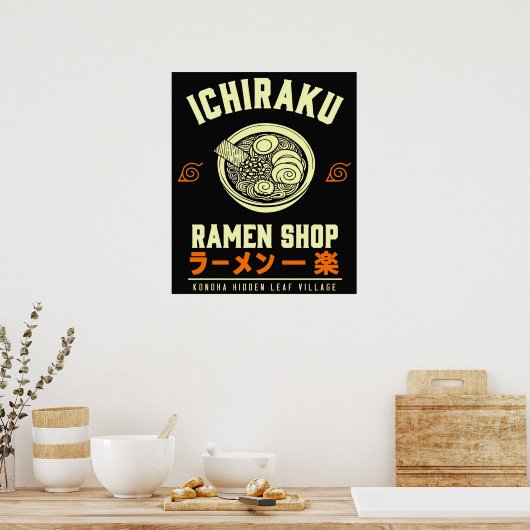Ichiraku Ramen Shop Poster (Keuken)
