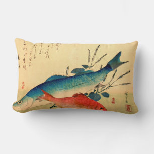 Ichiryusai HIROSHIGE Japans viswild Pillow Kussen