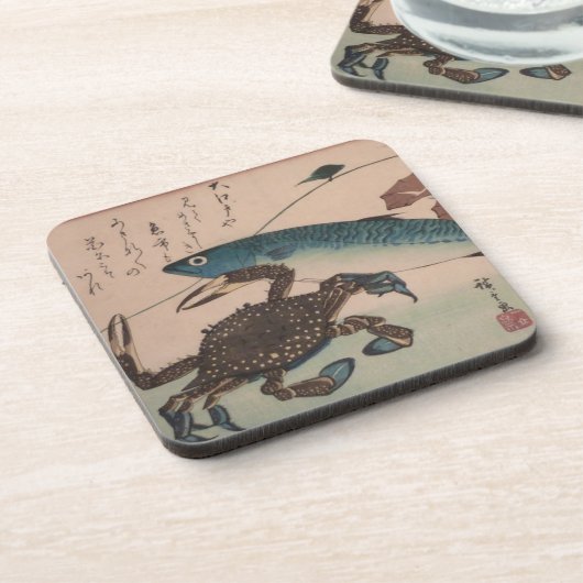 Ichiryusai Hiroshige Onderzetter (Linkerzijde)