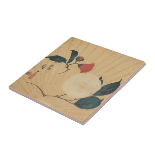 Ichiryusai Hiroshige Tile Tegeltje (Zijkant)