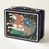 ICHO SHIBA Shiba Inu Metal lunchbox (Achterkant)