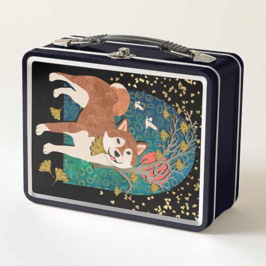 ICHO SHIBA Shiba Inu Metal lunchbox (Voorkant)