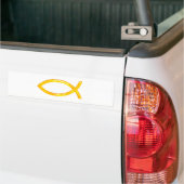 Ichthus - Christelijk vissymbool Bumpersticker (Op Truck)