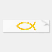 Ichthus - Christelijk vissymbool Bumpersticker (Voorkant)