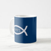 Ichthus | Christelijk vissymbool Koffiemok (Voorkant links)