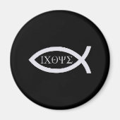 Ichthus - Christelijk vissymbool Magneet (Voorkant)