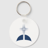 Ichthus - Christelijk vissymbool Sleutelhanger (Voorkant)