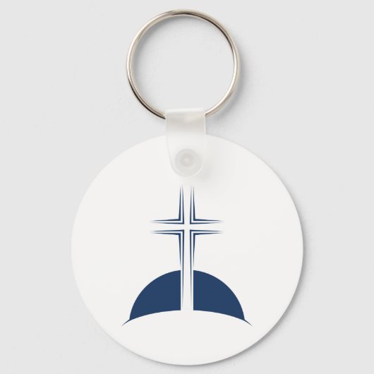 Ichthus - Christelijk vissymbool Sleutelhanger (Voorkant)
