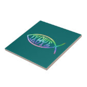 Ichthus - Christelijk vissymbool - Tegel Tegeltje (Zijkant)