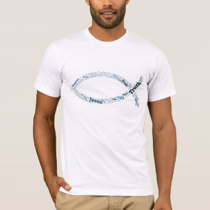 Ichthus - Christelijk vissymbool - tekst T-shirt