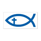 Ichthus | Christelijk vissymbool Zelfinktende Stempel (Design)