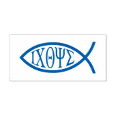 Ichthus - Christelijk vissymbool Zelfinktende Stempel (Design)