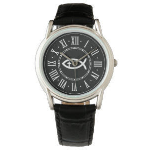 Ichthus  Christelijke viskruis Horloge