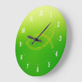 Ichthus - Christelijke vissymboolwandklok Grote Klok (Hoek)