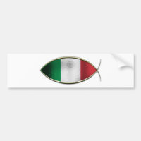 Ichthus - Italiaanse vlag