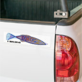 ICHTHUS vis: IK GELOOF Bumpersticker (Op Truck)