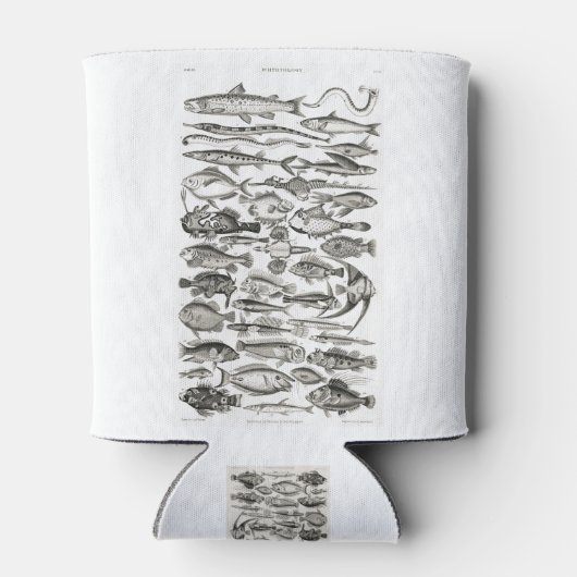 Ichthyologiechthyology, fish, oceanica, ichtyoloog blikjeskoeler (Achterkant)