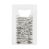 Ichthyologiechthyology, fish, oceanica, ichtyoloog creditkaart flessenopener (Achterkant)