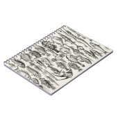 Ichthyologiechthyology, fish, oceanica, ichtyoloog notitieboek (Linkerzijde)