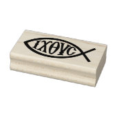 Ichthys Christelijk symbool Rubberstempel (Stempel)