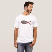 Ichthys Christelijk symbool T-Shirt (Voorkant volledig)