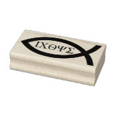Ichthys - Christelijk vissymbool Rubberstempel (Stempel)