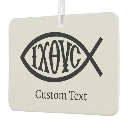 Ichthys Christian Symbol Luchtverfrisser (Links)