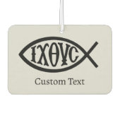 Ichthys Christian Symbol Luchtverfrisser (Voorkant)