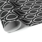Ichthys Christian Symbol Pattern Cadeaupapier (Rol Hoek)