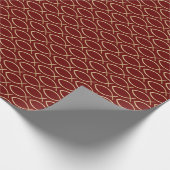 Ichthys Christian Symbol Pattern Cadeaupapier (Hoek)