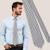 Ichthys Christian Symbol Pattern Stropdas