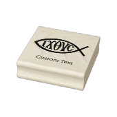 Ichthys Christian Symbol Rubberstempel (Stempel)